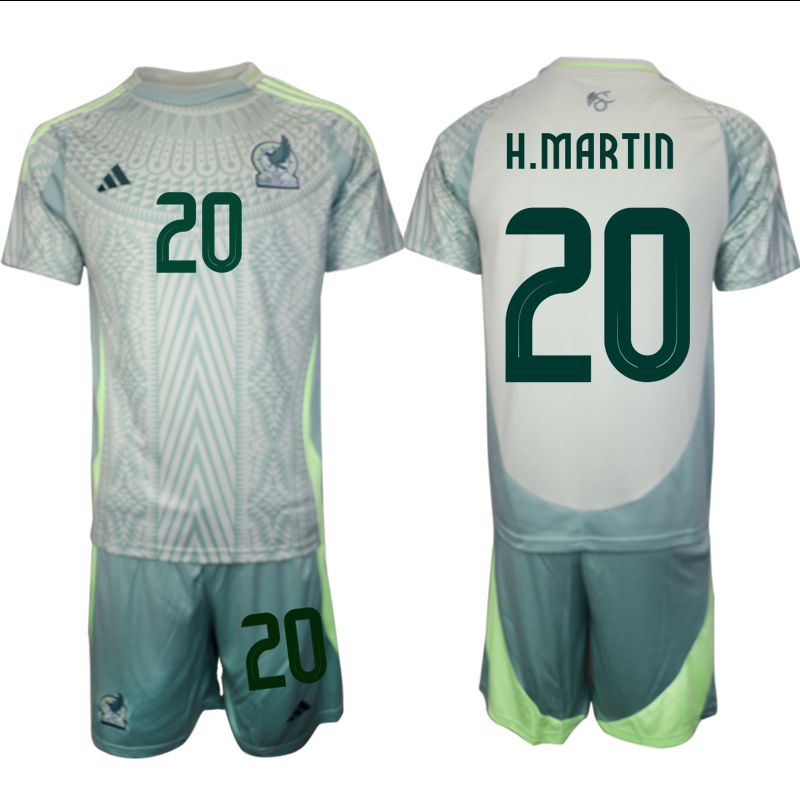 Men 2024-2025 Season Mexico away green #20 Soccer Jersey